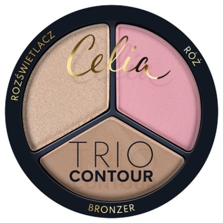 Celia Trio Contour Face Contouring Powder Set 01 8g