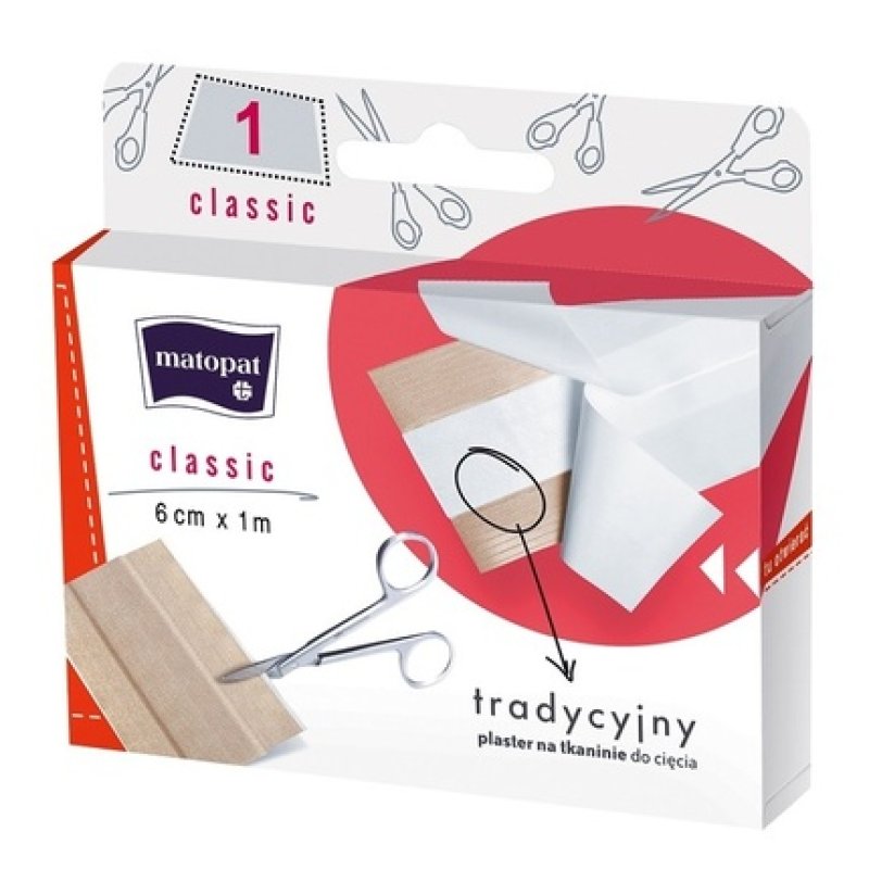 Matopat Premium Medical Dressing Tape 6cm X 1m Professional Grade