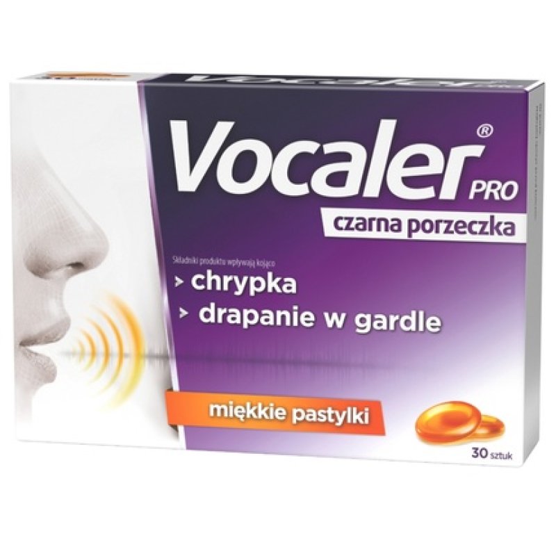 Vocaler Pro Throat Lozenges Blackcurrant 30 Lozenges