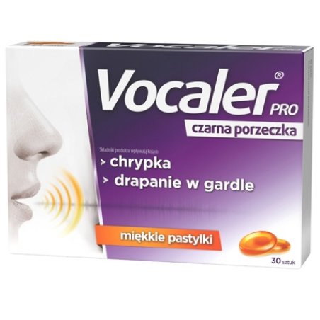 Vocaler Pro Throat Lozenges Blackcurrant 30 Lozenges