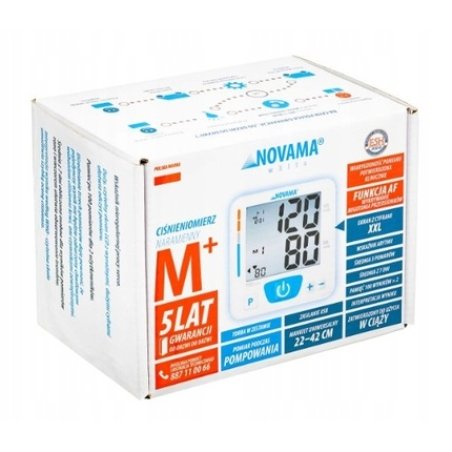 Novama White M Upper Arm Blood Pressure Monitor 1 Unit