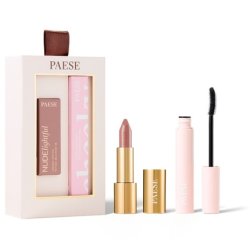 Paese Cheeky Nude Look Cheeky Mascara Black 9ml Nudelightful Creamy Lipstick In Stick 400 Beige Marshmallow 45g