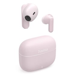 Hama (Freedom Light II) Bluetooth True Wireless Earbuds with Microphone, Touch/Voice Control, 20 Hour Battery,