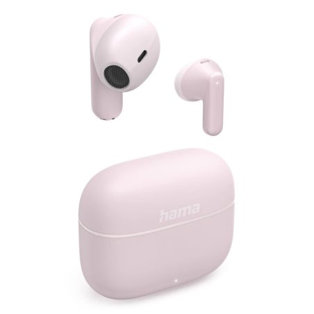 Hama (Freedom Light II) Bluetooth True Wireless Earbuds with Microphone, Touch/Voice Control, 20 Hour Battery,