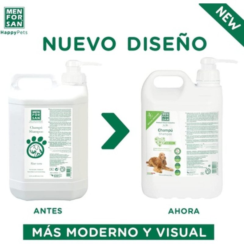 Menforsan 8414580005386 Aloe Vera Shampoo, 5000 Ml