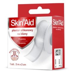Skin Aid Therapy Silicone Scar Sheet Roll 2m X 2cm 1 Piece