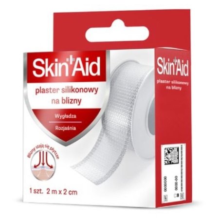 Skin Aid Therapy Silicone Scar Sheet Roll 2m X 2cm 1 Piece