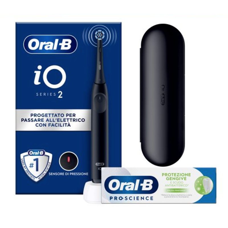 Oral-B iO2 Adulte Brosse à dents vibrante Noir
