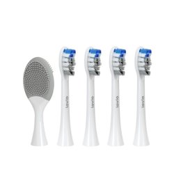 Lovio LVTB124WH-HM SonicProtect PRO Toothbrush Heads Medium White