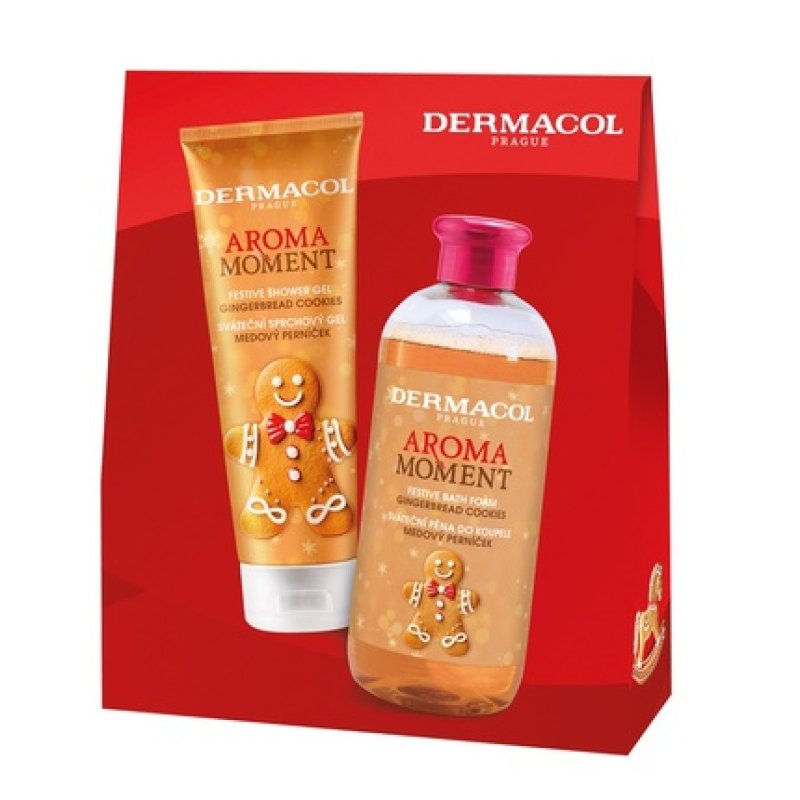 Dermacol Aroma Moment Gingerbread Cookie Shower Gel 250ml Bath Foam 500ml
