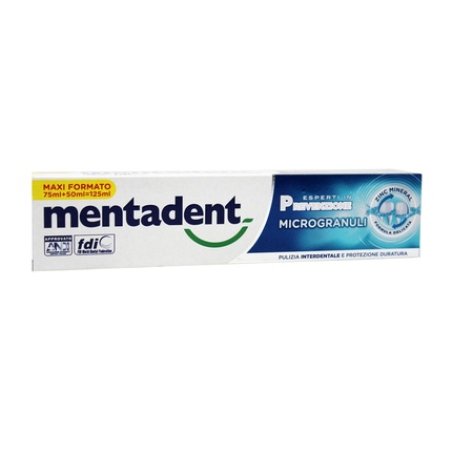 Mentadent Dent. White System Microgranules 125 Ml Toothpaste
