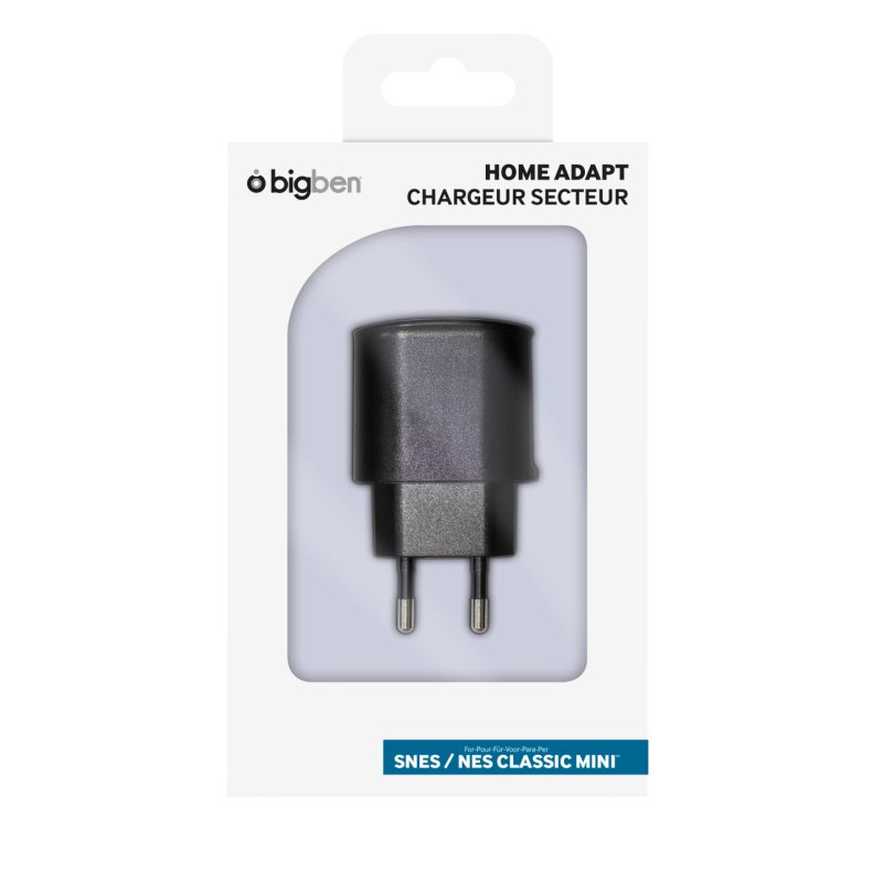 Bigben Interactive SNESMINIADAPT mobile device charger Universal Black AC Indoor
