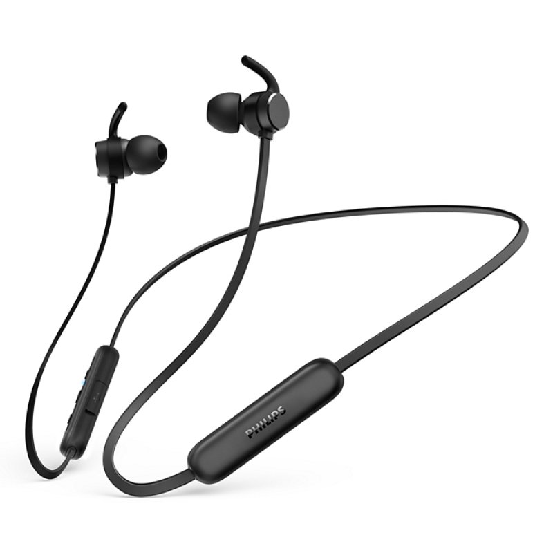 Philips Audio - TAE1205BK Wireless Neckband Headset - Black