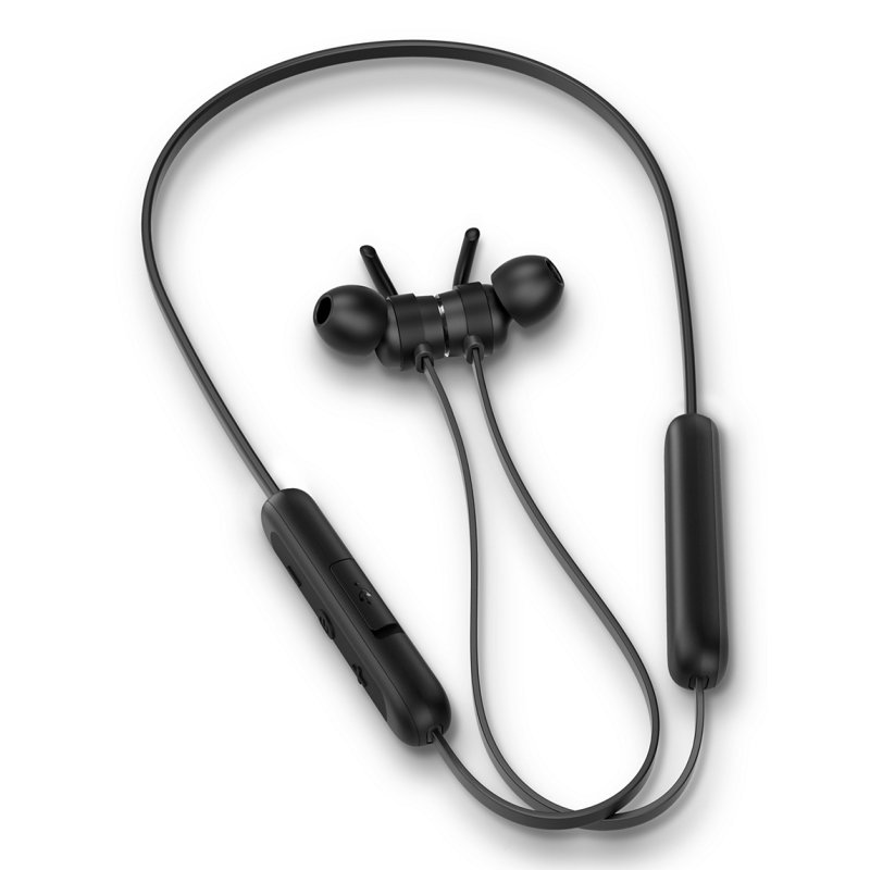 Philips Audio - TAE1205BK Wireless Neckband Headset - Black