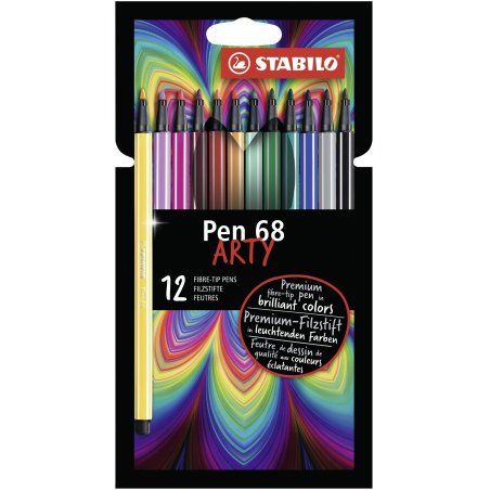 Stabilo - Pen 68 Arty, 12 pcs (204045)