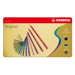 Stabilo - Original Arty Quality Colored Pencils, 38 pcs (204206)