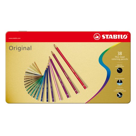 Stabilo - Original Arty Quality Colored Pencils, 38 pcs (204206)