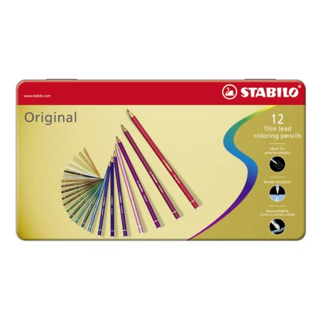 Stabilo - Original Arty Quality Colored Pencils, 12 pcs (204202)