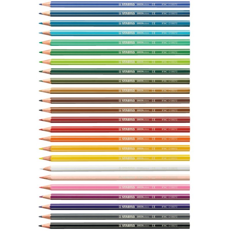 STABILO GREENcolors ARTY Multicolore 24 pièce(s)