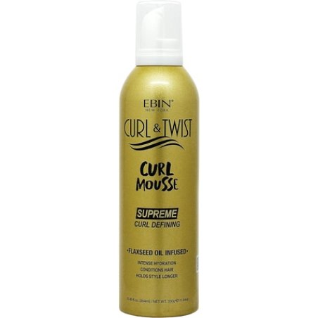 Curl & Twist Supreme Curl Defining Mousse 12.49 Fl Oz 354 Ml Flaxseed