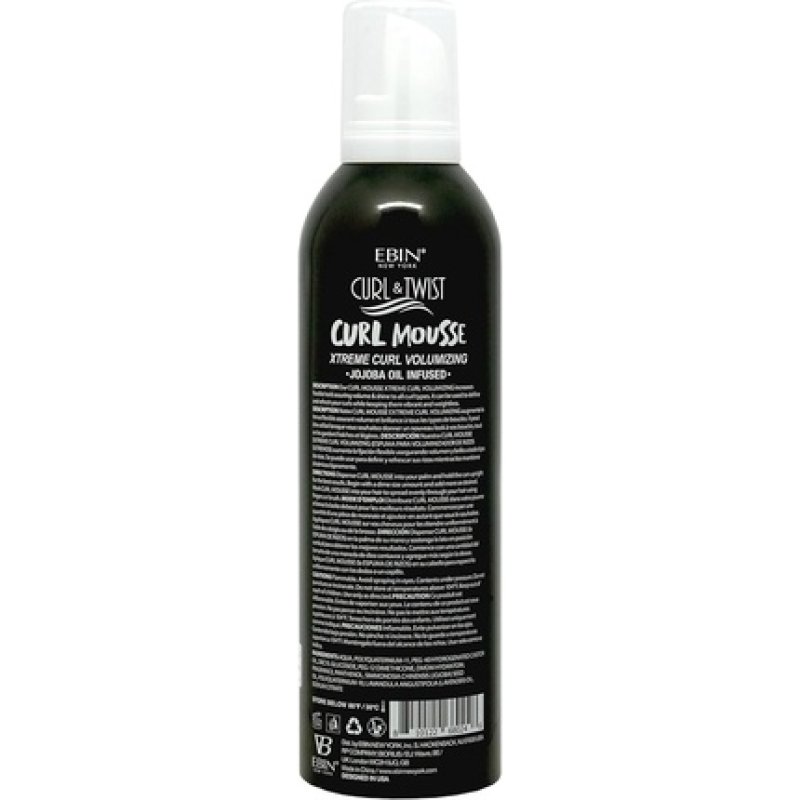 Ebin Curl & Twist Xtreme Curl Volumizing Mousse 354ml