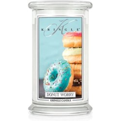 Donut Worry By Kringle Candle - Large Jar Scented Candle - 22oz - 2-Wick