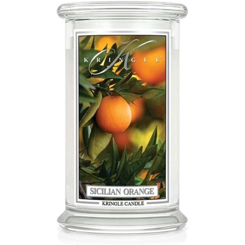 Sicilian Orange By Kringle Candle - Large Jar Scented Candle - 22oz - 2-Wick