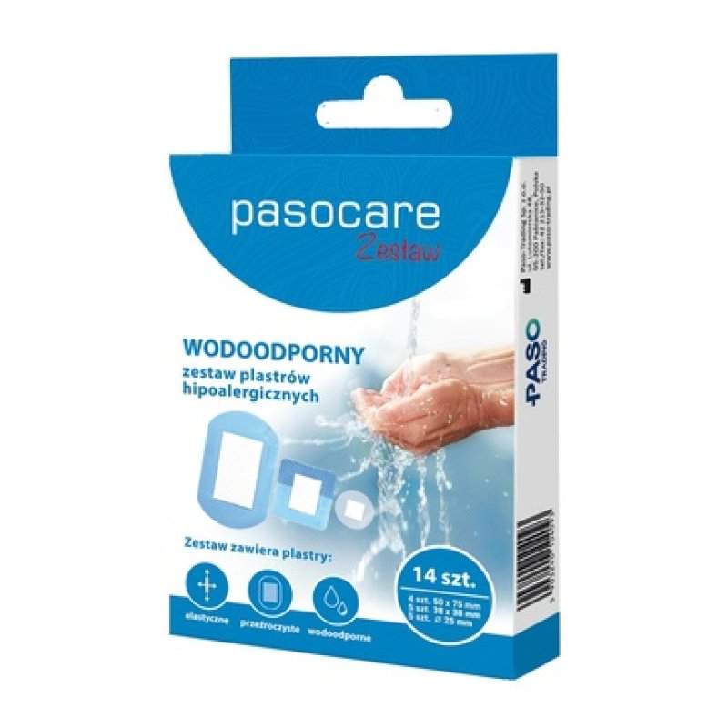 Pasocare Advanced Waterproof Skin Patch Kit 14 Count