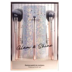 Intervion Makeup Brush Set With Glam&Shine Case