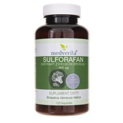 Medverita Sulforaphane Broccoli Sprouts Extract 400mcg 120 Capsules