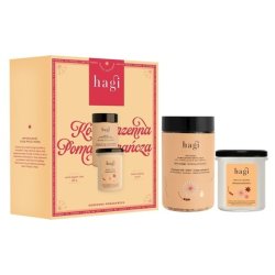 Hagiset Spicy Orange Soy Candle 215ml Body Bath Salt 480g