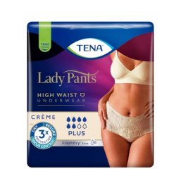 Tena Lady Pants Absorbent Underwear Plus Cream Large 30 Pieces
