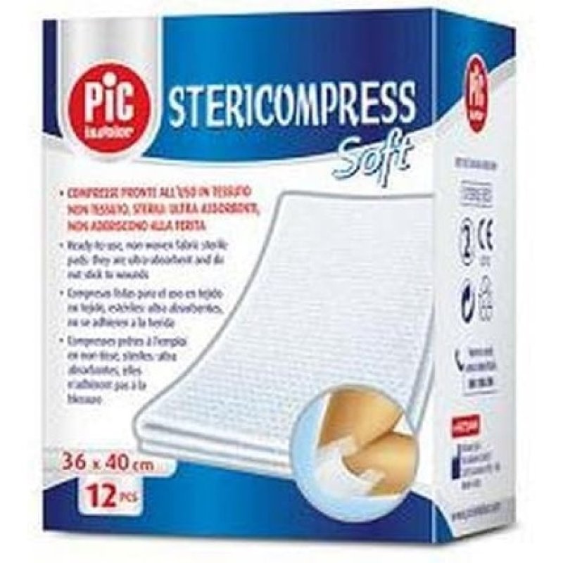 Pic Stericompress Soft Compress in TNT 7.5cm x 7.5cm
