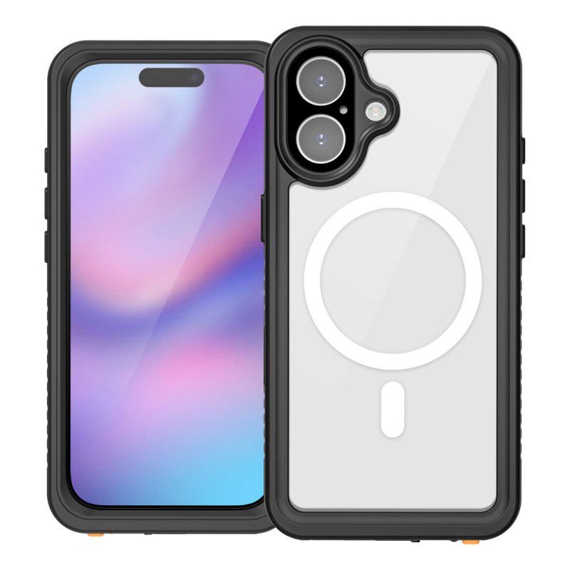 4smarts Hülle mobile phone case 16 cm (6.3") Cover Black, Transparent