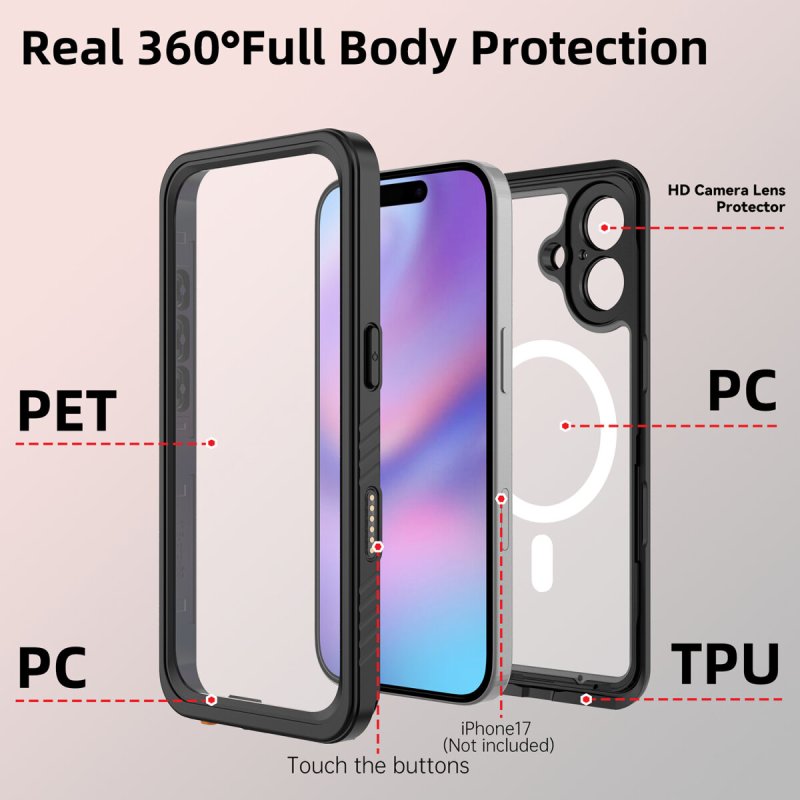 4smarts Hülle coque de protection pour téléphones portables 16 cm (6.3") Housse Noir, Transparent