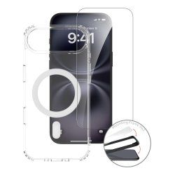 4smarts 541557 coque de protection pour téléphones portables 16,8 cm (6.6") Transparent, Blanc