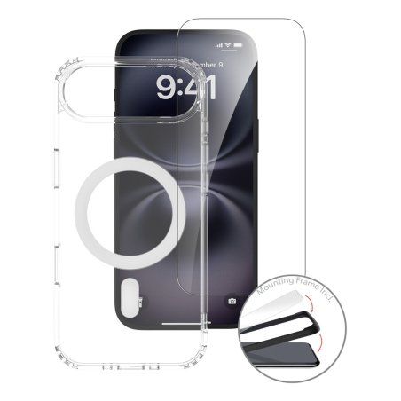 4smarts 541557 coque de protection pour téléphones portables 16,8 cm (6.6") Transparent, Blanc