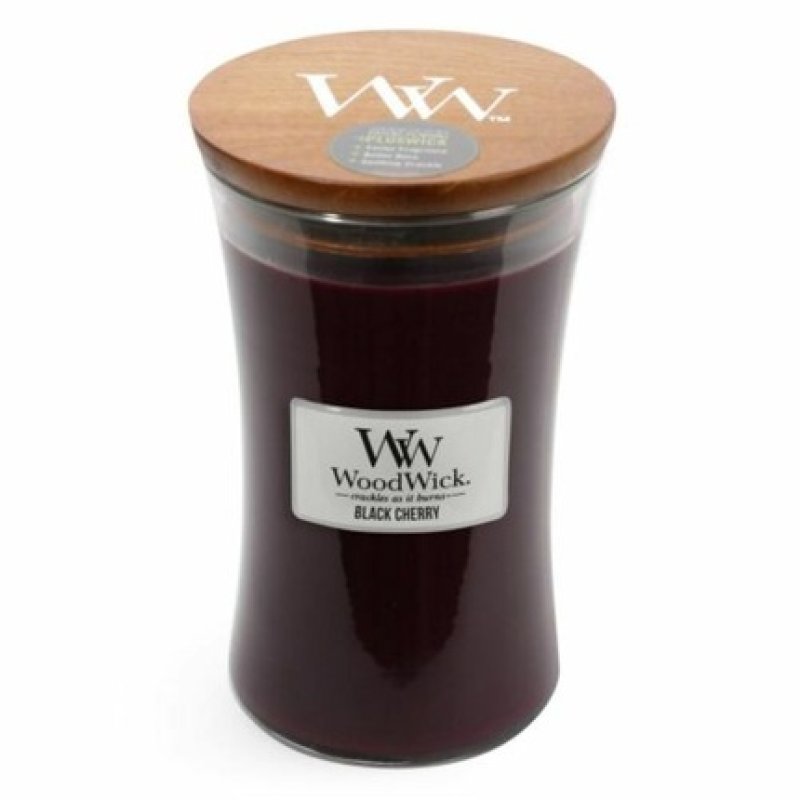 Woodwick Large Candle - Black Cherry Ww93100
