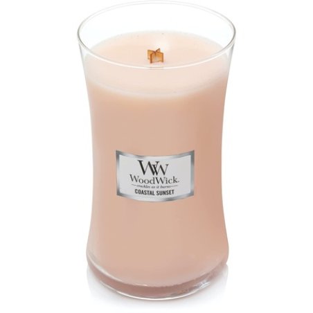 Woodwick Large Hourglass Candle, Coastal Sunset, 21.5 Oz Coastal Sunset Large