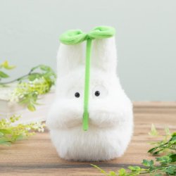 MON VOISIN TOTORO - Totoro Blanc - Peluche Dondoko 10.5cm