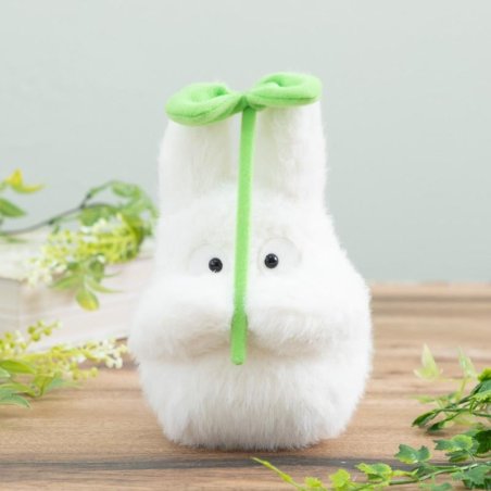 MON VOISIN TOTORO - Totoro Blanc - Peluche Dondoko 10.5cm