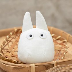 MON VOISIN TOTORO - Totoro blanc - Peluche Otega 7.5cm