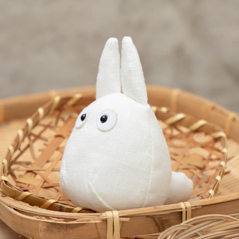 MON VOISIN TOTORO - Totoro blanc - Peluche Otega 7.5cm
