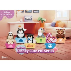DISNEY - Cute Pal Pull Black Car - Set 6 Fig. Blind Box 5cm
