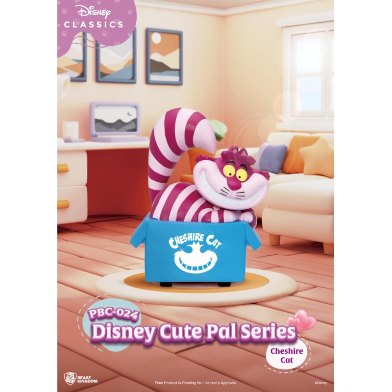 DISNEY - Cute Pal Pull Black Car - Set 6 Fig. Blind Box 5cm