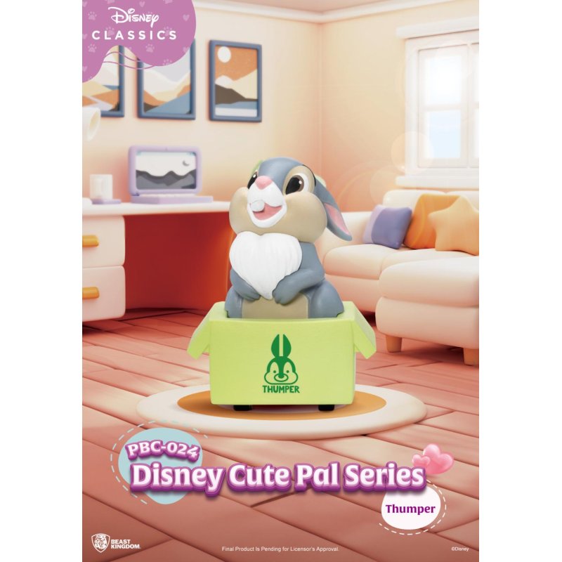 DISNEY - Cute Pal Pull Black Car - Set 6 Fig. Blind Box 5cm