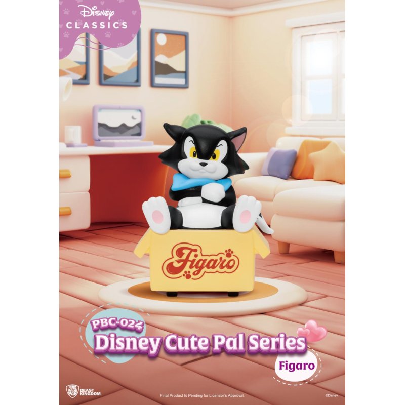 DISNEY - Cute Pal Pull Black Car - Set 6 Fig. Blind Box 5cm