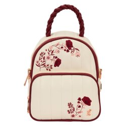 CREAM & RED - Floral - Sling Bag LoungeFly