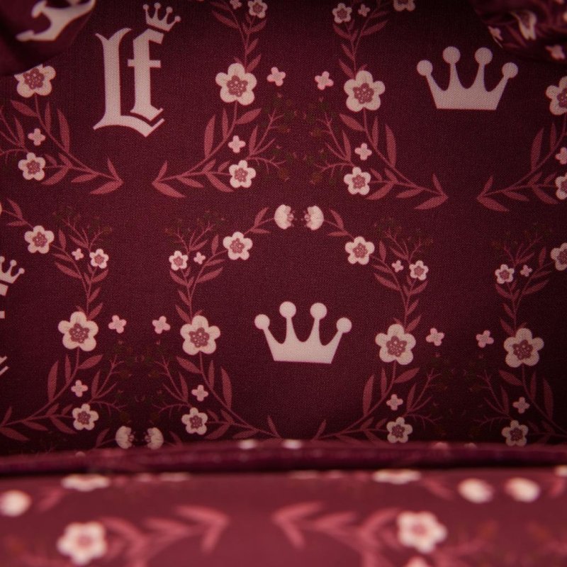 CREAM & RED - Floral - Sling Bag LoungeFly