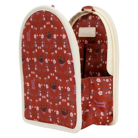 LOUNGEFLY - Cream & Red -Organisateur de Mini sac à dos LoungeFly